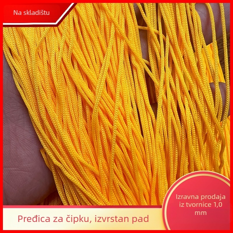 Poliesterna resna nit Tasser Line za odjeću i dodatke, mekani pad, marka Weisen Webbing, pogodna za odjeću, šešire, torbe i kućne tekstile