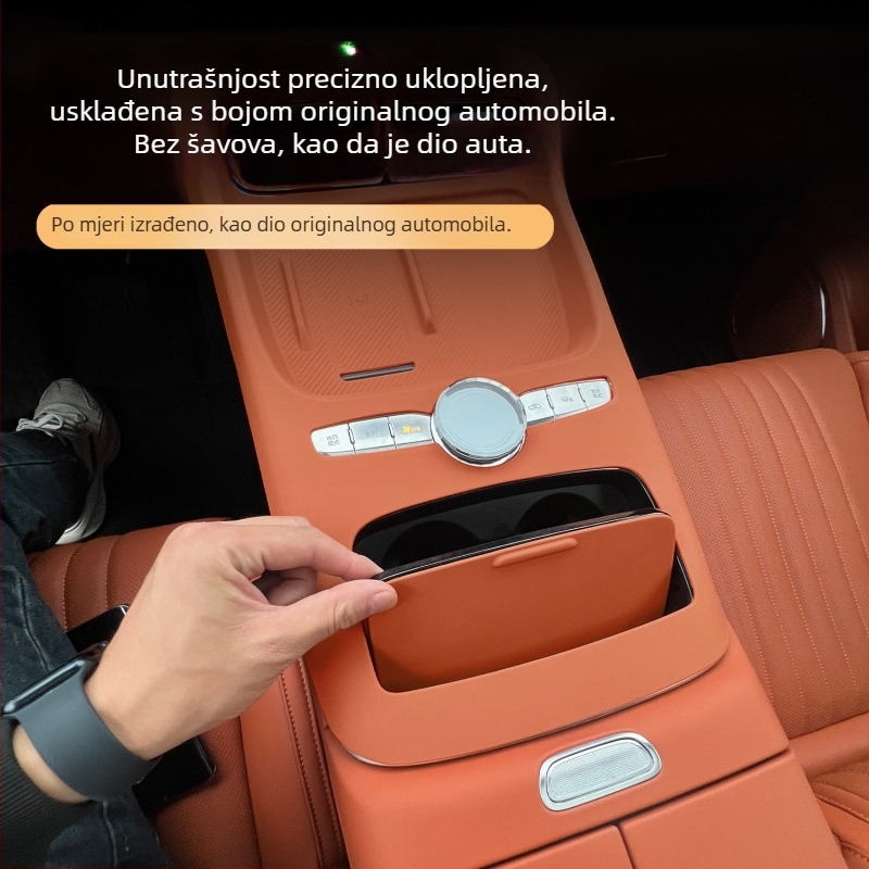Silikonska unutarnja zaštitna pločica za Geely Galaxy M9 – središnja konzola, magnetska ugradnja, kompatibilno s unutarnjim panelom vrata, model 6523