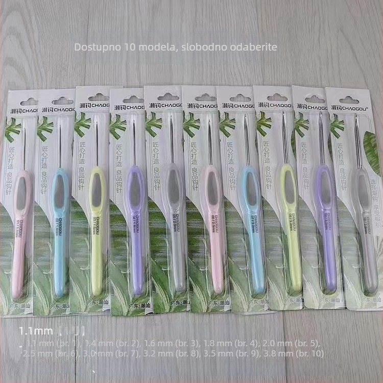 Set kukica za pletenje za ručni rad, različite debljine, DIY alati