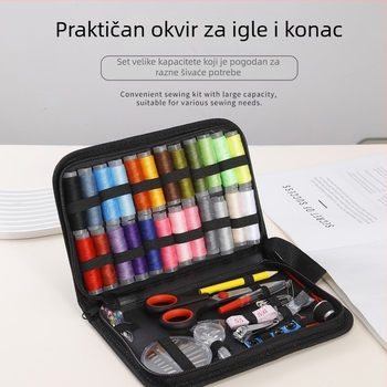 Set za šivanje s 60 komada u paketu, prilagodljiv DIY alatni set, putni dizajn, bruto težina 16 kg, stil: novi kineski stil