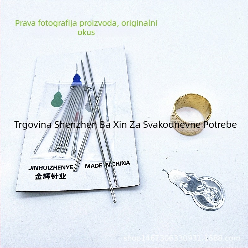 Kutija za šivenje, 3-dijelni prijenosni kućni komplet za šivenje, 35 g, 1800 komada u pakiranju