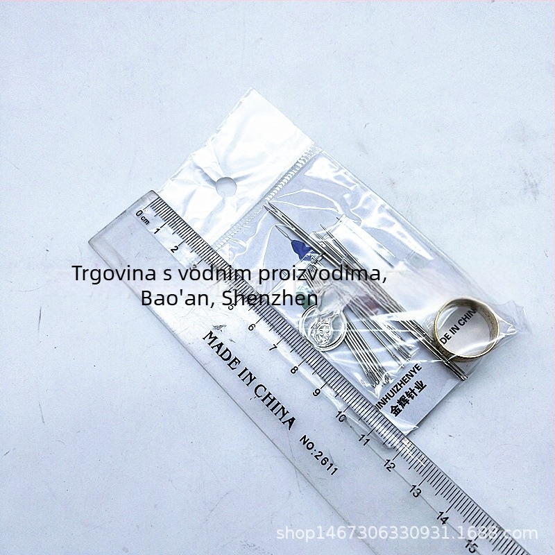 Kutija za šivenje, 3-dijelni prijenosni kućni komplet za šivenje, 35 g, 1800 komada u pakiranju