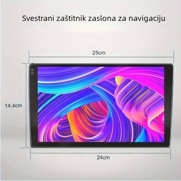 Maosen Optics zaštitno staklo za zaslon palubnog navigacijskog sustava Android (univerzalno) – otporan na ogrebotine, otiske prstiju, temperaturno otporan