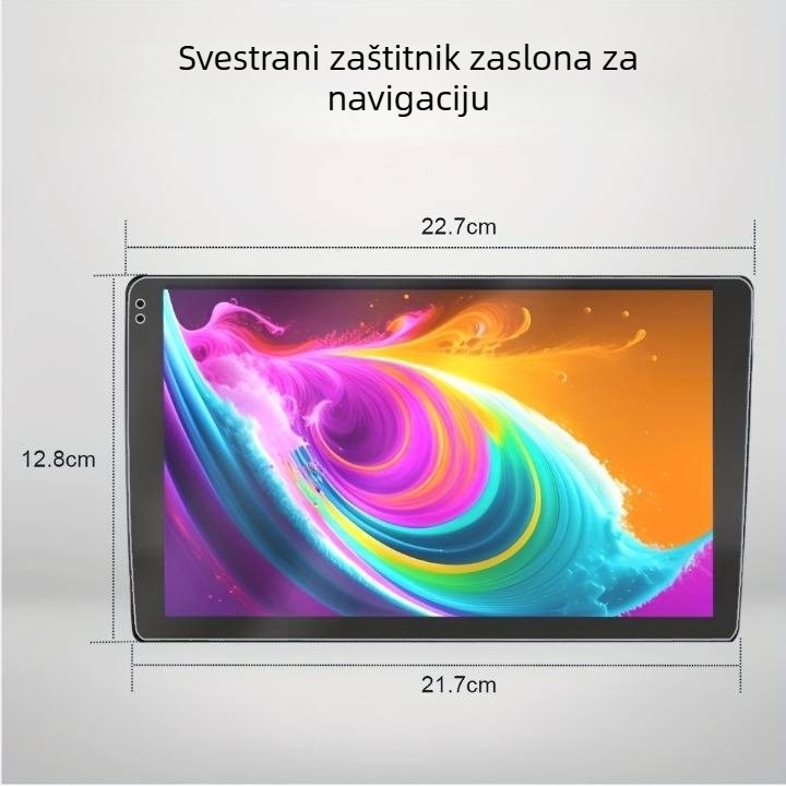 Maosen Optics zaštitno staklo za zaslon palubnog navigacijskog sustava Android (univerzalno) – otporan na ogrebotine, otiske prstiju, temperaturno otporan