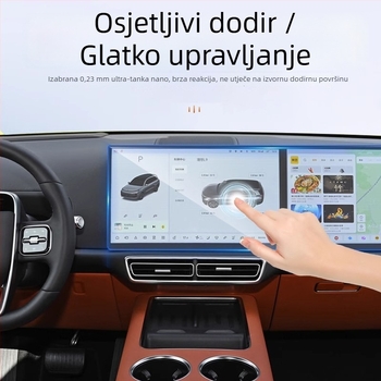 Nano filmska zaštita zaslona navigacije za Jietu X70/X70 Plus — univerzalna kompatibilnost, jedno-dijelno oblikovanje, otporna na ogrebotine, otporna na otiske prstiju, otpornost na visoke/niske temperature
