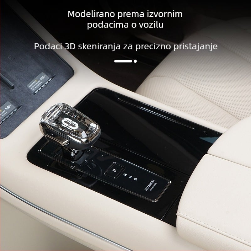 TPU unutarnja zaštitna folija za Wenjie M7 – središnja konzola, ručica mjenjača, navigacija i prikaz instrumenta (kompatibilno s 24 modela)