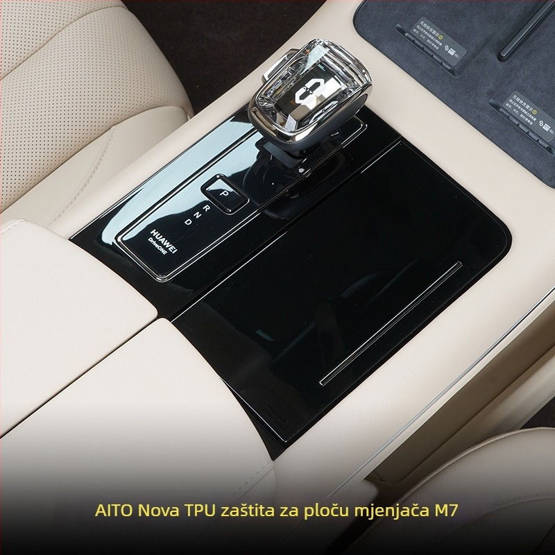 TPU unutarnja zaštitna folija za Wenjie M7 – središnja konzola, ručica mjenjača, navigacija i prikaz instrumenta (kompatibilno s 24 modela)