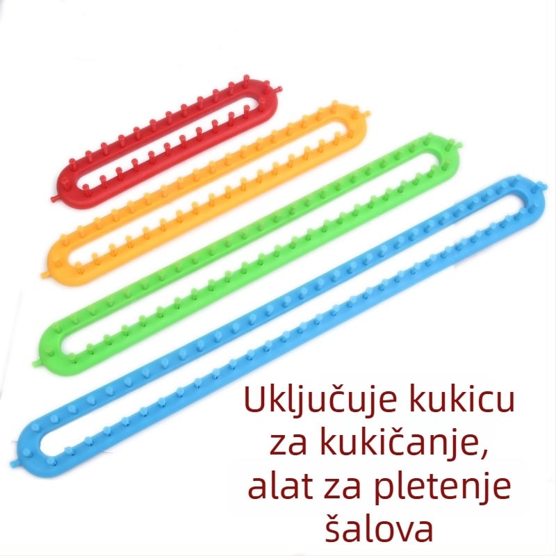Alat za pletenje šala i kapu – igla za pletenje, uključuje besplatan tutorijal, za početnike