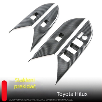 Dekorativni panel prekidača za prozore (ABS, monoblok oblikovanje) Toyota Hilux REVO