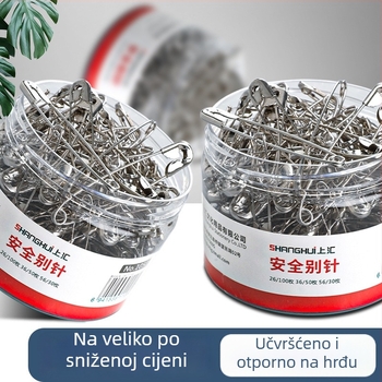 Sigurnosni pin za odjeću – metalni, tubasto pakiranje, model Drugo, broj proizvoda 1050, brend Shanghai