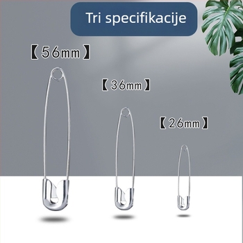 Sigurnosni pin za odjeću – metalni, tubasto pakiranje, model Drugo, broj proizvoda 1050, brend Shanghai