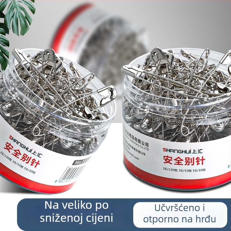 Sigurnosni pin za odjeću – metalni, tubasto pakiranje, model Drugo, broj proizvoda 1050, brend Shanghai