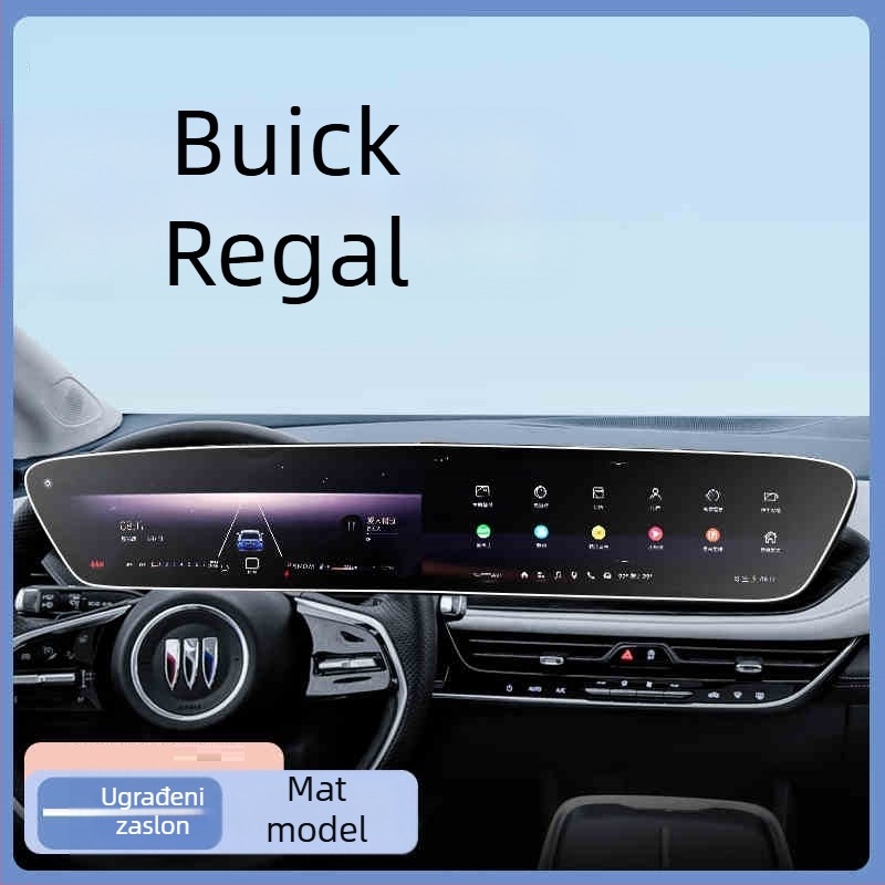 Buick Lacrosse zaštitnik zaslona navigacije od kaljenog stakla, jednostavan oblik, otporan na otiske prstiju