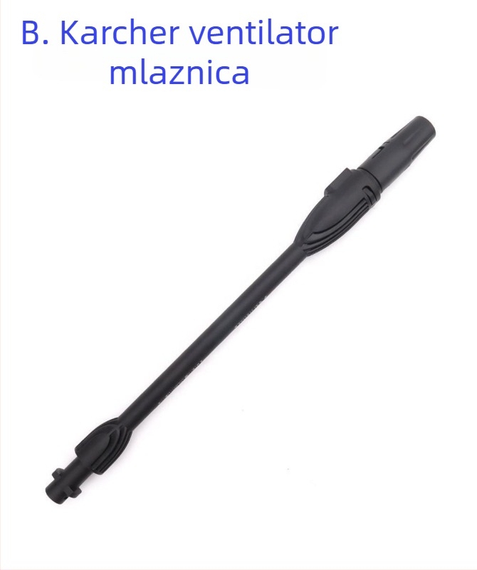 KARCHER K2–K7 kompatibilan visokotlačni pištolj i šipka; glava pištolja: plastika i bakar; drška: plastika; domet prskanja: 8; tlak vode: 100; težina: 600