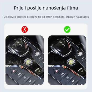 TPU zaštitni film za središnji zaslon Mazda 3 Angksera 2024 — jednostruka konstrukcija, otporan na ogrebotine, otporan na otiske prstiju, otporan na visoke/niske temperature