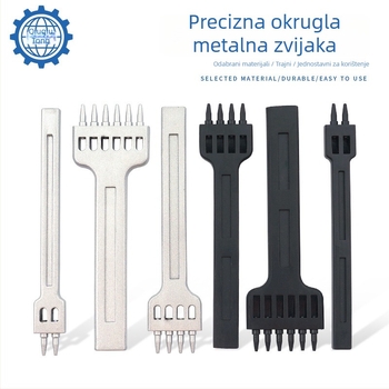 Alat za bušenje kože, kružni probijač, tijelo od cinkovog legura, ručni DIY alat za izradu rupa