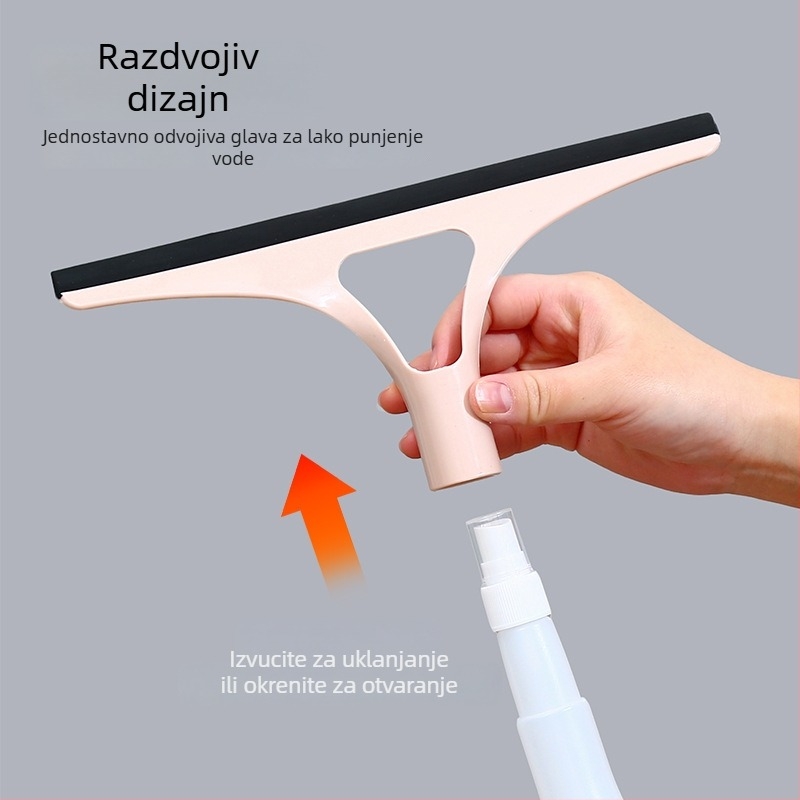 Alat za čišćenje stakla — jednostrano brisanje, plastični, ručni, model 5215, kućna upotreba