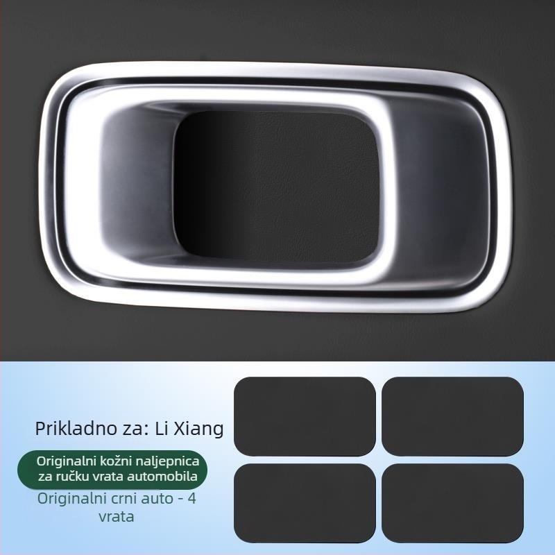 Unutarnja ručka vrata i naljepnica za šupljinu vrata uz zaštitu od ogrebotina — Rosyclouds originalni model
