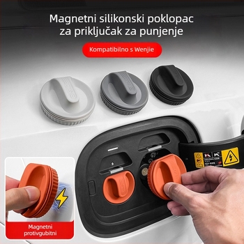Silikonski zaštitni pokrov utora za punjenje Huawei Wenjie M7 Ultra, M5, M8, M9 — kompatibilan s brzim i sporim punjenjem, model 202504302022