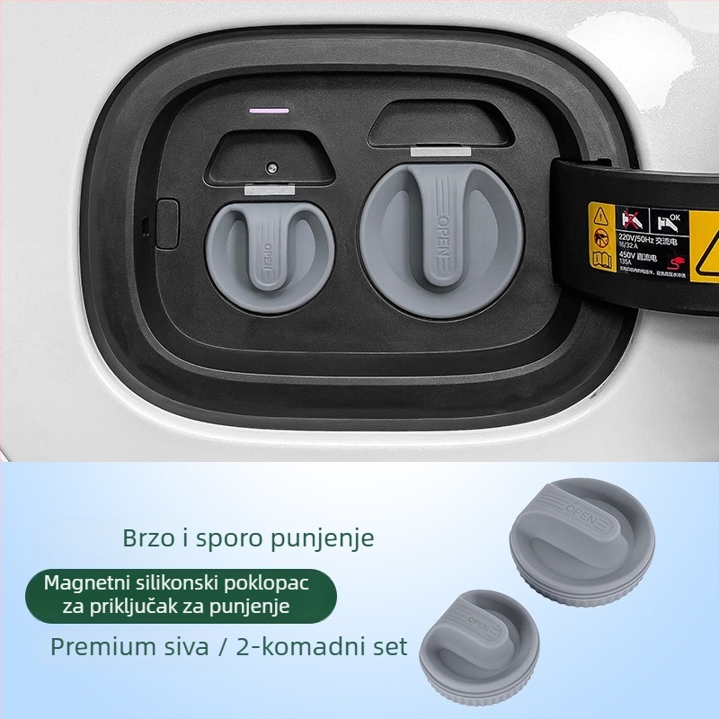 Silikonski zaštitni pokrov utora za punjenje Huawei Wenjie M7 Ultra, M5, M8, M9 — kompatibilan s brzim i sporim punjenjem, model 202504302022