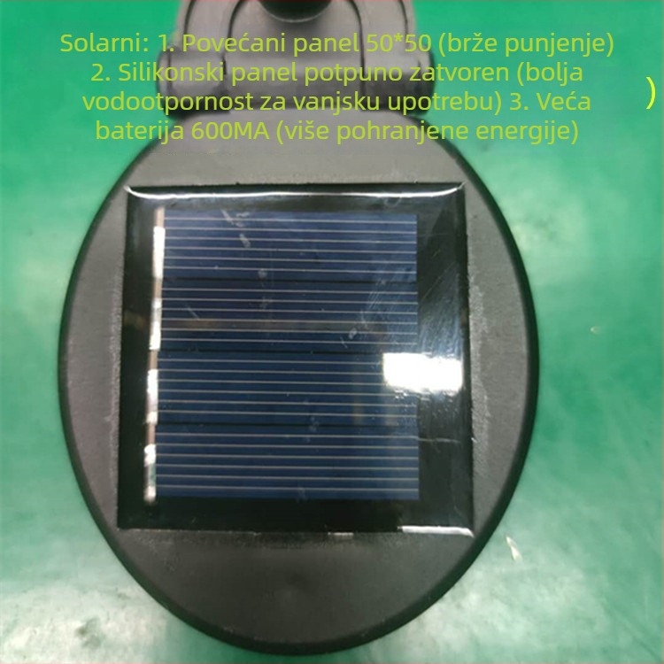 Solarna rasvjeta za krajolik sa simuliranim divljim cvijetom, vanjska IP65 vodootporna LED dekorativna lampa od nehrđajućeg čelika