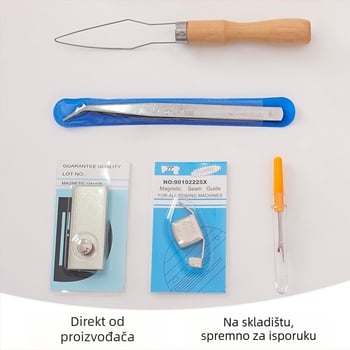 Kućni višefunkcionalni set za šivanje s magnetskim mjernikom, pincetom i alatom za provlačenje igle – DIY, privatna oznaka dostupna, 100 kom., 149 g