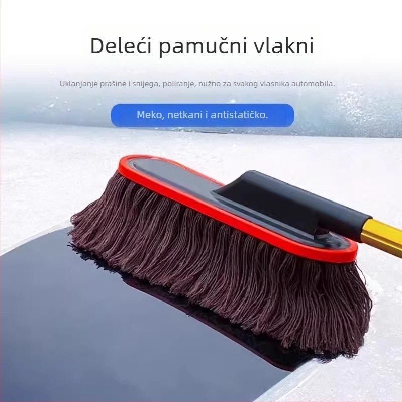 Set za uklanjanje prašine automobila s mikrovlaknima aluminijskom šipkom, brenda Zero Move Treasure, mogućnost privatne oznake