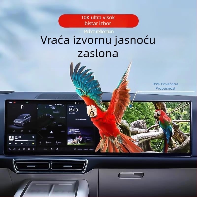 PET zaštitni film za zaslon Huawei Wenjie M8 – središnja konzola i navigacija, unutarnja verzija
