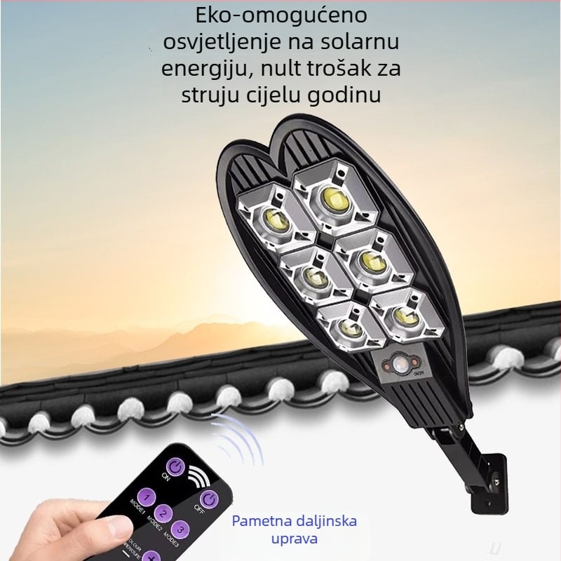 Solarna vanjska svjetiljka s oblikom srca, COB LED, 60W, IP65, Model LL-006