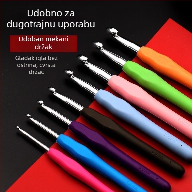 5-dijelni set kukičanja za izradu lutaka, uključuje pređu i set igala za džempere