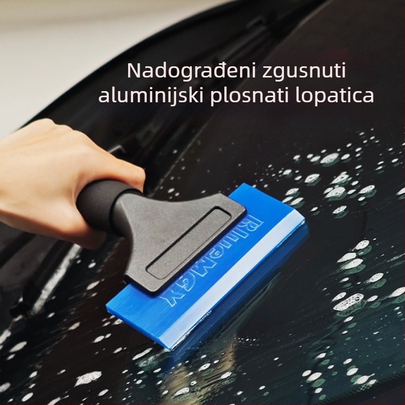 Škrabac za auto film – Yakwan, aluminijska legura, tvrda guma, uklanjanje vode pri ugradnji solarnih filmova