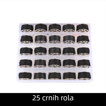 Set niti za šivanje i bobina - 25 niti s jezgrom od željeza, set bobina; licenciirana privatna marka; bez uvoza
