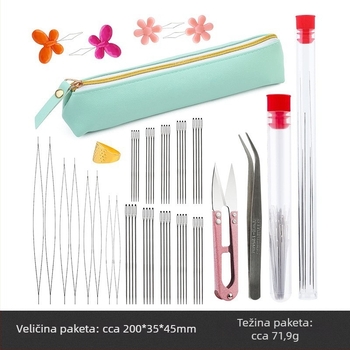 Set alata za izradu nakita od perli DIY – 50 komada, ukupna težina 72 g; stilovi: etnički, kineski, palatski