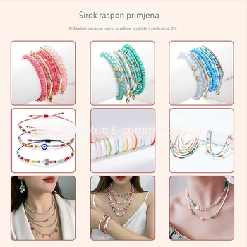 Set alata za izradu nakita od perli DIY – 50 komada, ukupna težina 72 g; stilovi: etnički, kineski, palatski