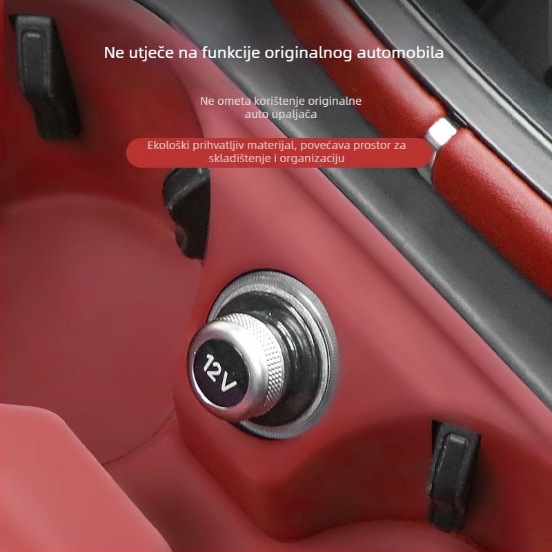 Silikonski unutarnji mat za Porsche Macan/Cayenne spremnik za pohranu – protuklizni, otporan na prašinu