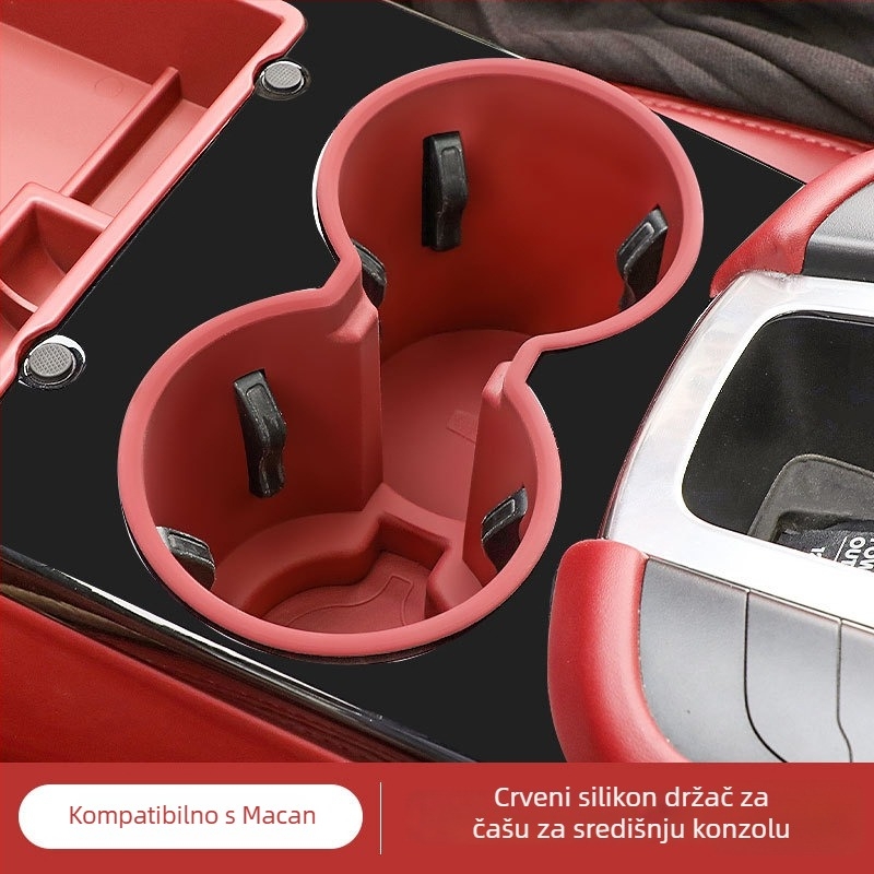 Silikonski unutarnji mat za Porsche Macan/Cayenne spremnik za pohranu – protuklizni, otporan na prašinu