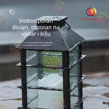 Solarna vanjska LED lanterna, IP44 vodootporna, 4.5V, <1W, trajanje osvjetljenja 12–16 sati, model 60322