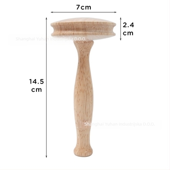 Set alata za popravak i pletenje s darning gljivom, plosnatom glavom tip keksa, drška od drva i spremnik za igle; sladak stil; kategorija: Ostalo; bez uvoza; marka: Nothing.
