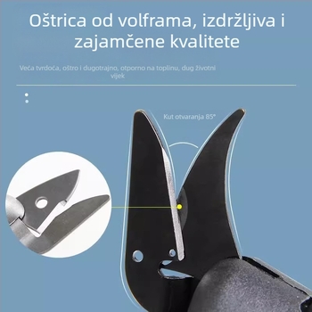 Boyu Električne Ručne Škarice za Kožu, Odjeću i Tkivo - Punjiva Litijska Baterija