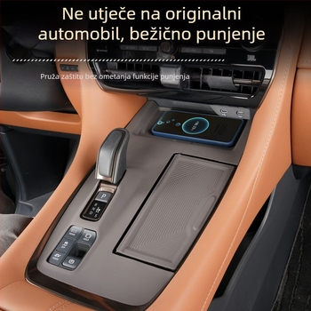 Silikonska podloga za srednju konzolu Alphard 40-serije — zaštita bežičnog punjenja i protuklizna površina | Brand Hongsheng baili