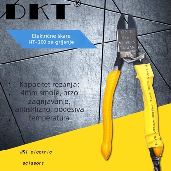DKT HT-200 Električne grijane kliješta za injekcijski plast, 220-240V