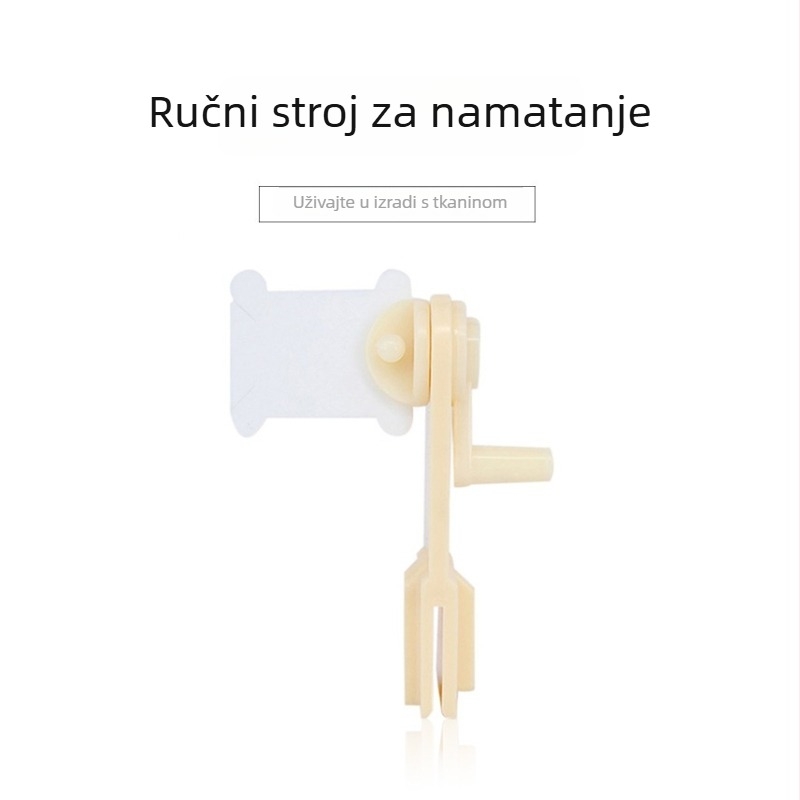 Xiu Shi Ručni navijač niti za krstno šivanje, mali alat za brzo uvijanje i organiziranje niti - DIY