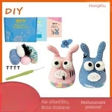 Materijal za kukičanje lutke – DIY paket s engleskim video vodičem, 30 komada, 210 g