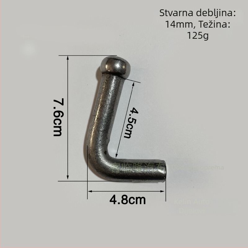 Kuka za lančani remen za poluprikolicu, zavarena, lijevano čelika, univerzalna kompatibilnost