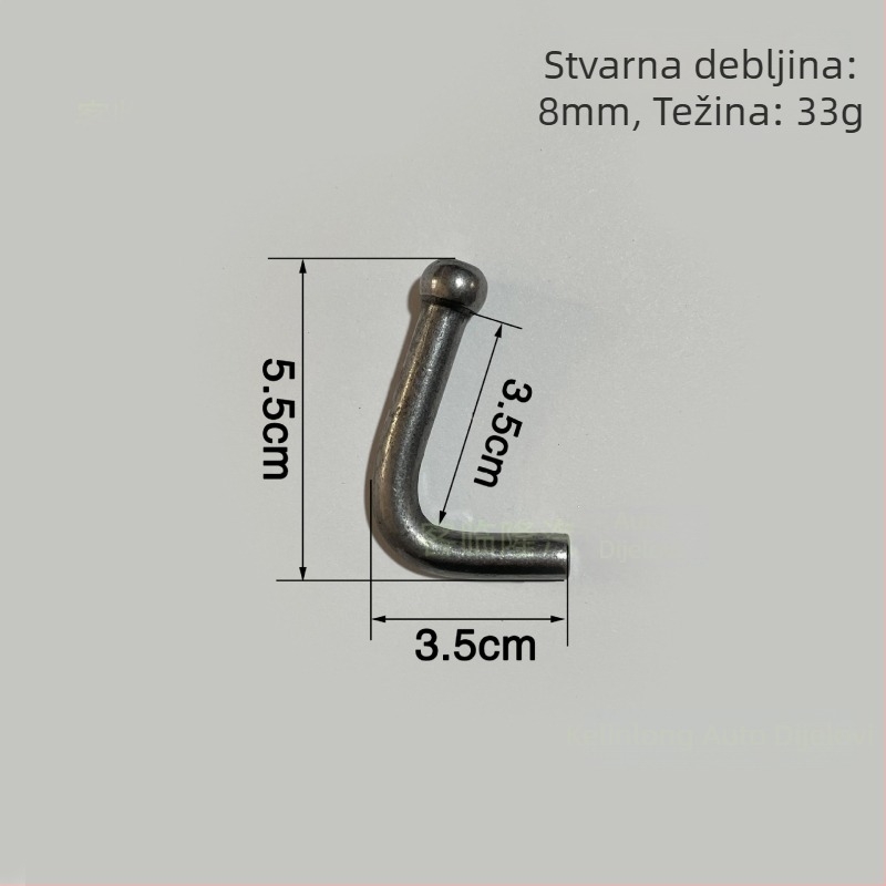 Kuka za lančani remen za poluprikolicu, zavarena, lijevano čelika, univerzalna kompatibilnost