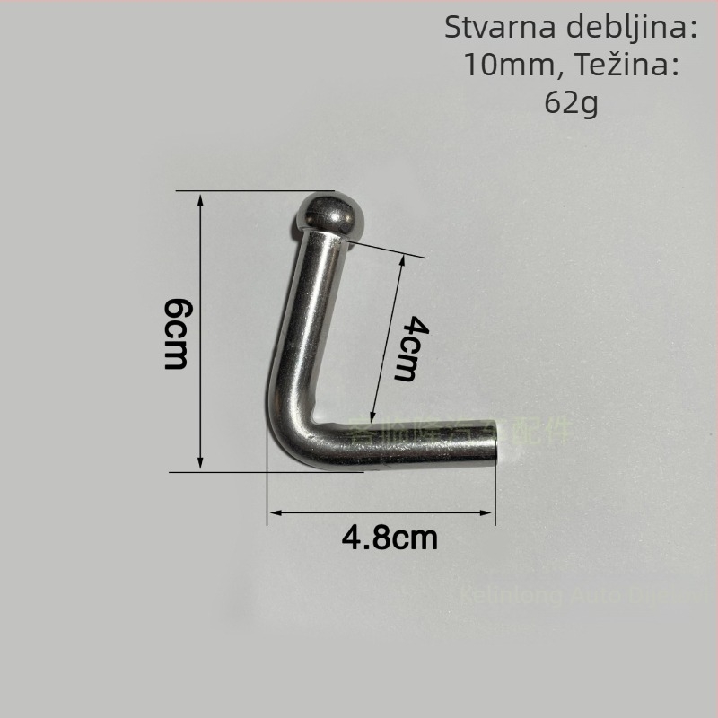 Kuka za lančani remen za poluprikolicu, zavarena, lijevano čelika, univerzalna kompatibilnost