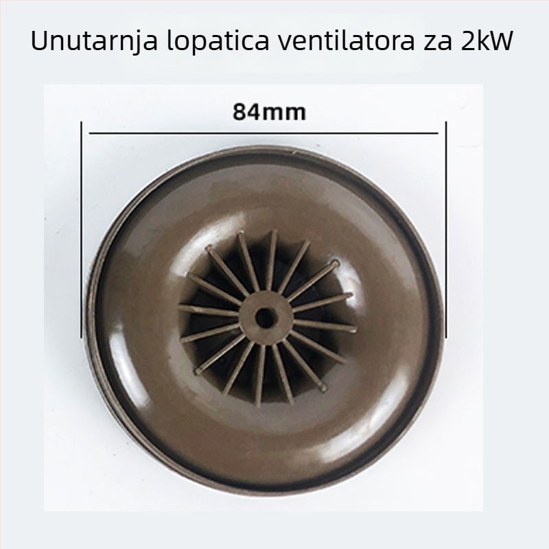 Skup motorni ventilator za automobilsku grijanje s impelerom za sagorijevanje i volutom