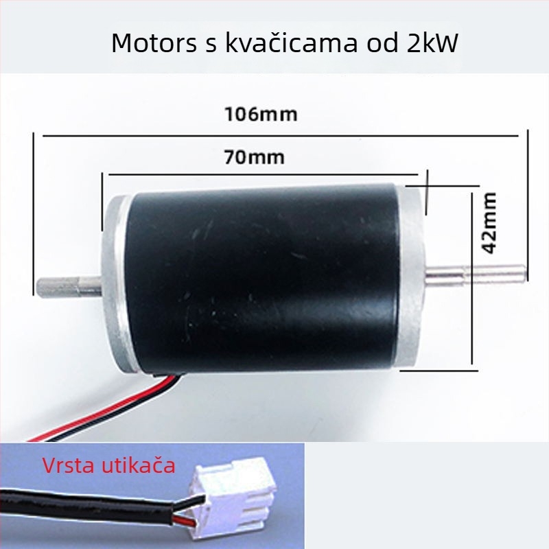 Skup motorni ventilator za automobilsku grijanje s impelerom za sagorijevanje i volutom
