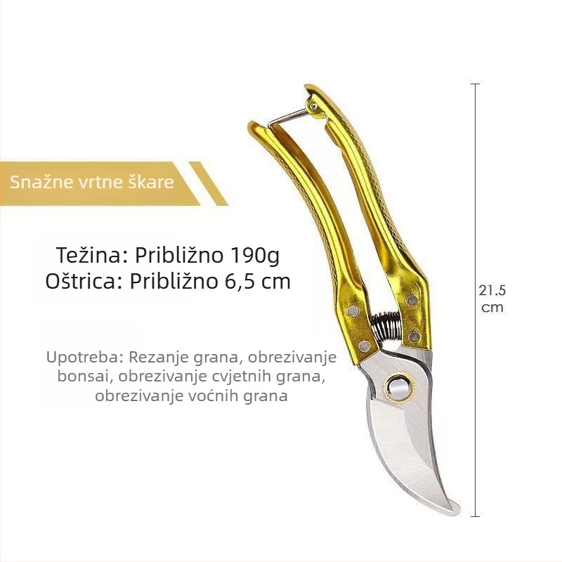 Škare za podrezivanje debelih grana – vrtne škare za voćke