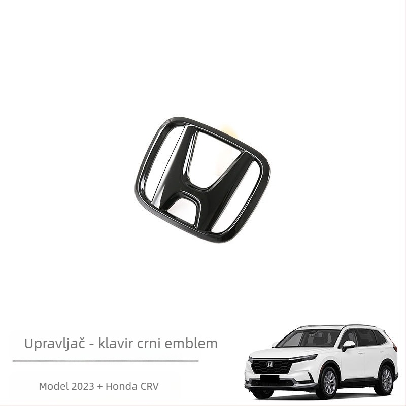 Little le wang ABS ukrasni okvir volana s zaštitnom naljepnicom logotipa za Honda CR-V